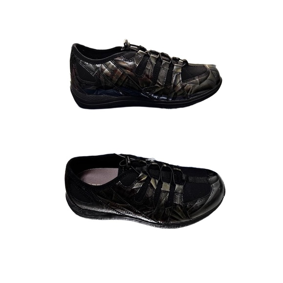Drew Daisy Gray Marble Reflective Elastic Closure Shoe Size 7 M Comfort - Picture 2 of 8